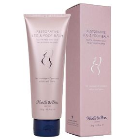 Noodle & Boo Restorative Leg & Foot Balm Moisturizer For Massage of Prenatal Aches and Pain, 4.8 fl. oz.