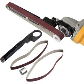 SYCOOVEN Sanding Belts Angle Grinder Belt Sander Attachment Replacement, DIY Mini Angle Grinder Modified Sand Belt Machine Accessories Tool for Model 100(as Shown)