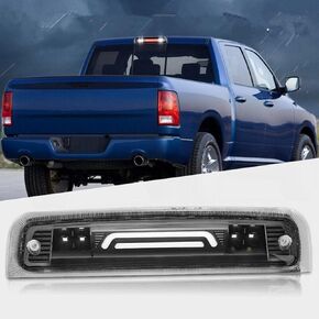 Smoked LED 3rd Third Brake Light Cargo Lamp Fits For Dodge 2009-2018 Ram 1500 2500 3500 Replace 55372082AD 55372082AC 55372082AE 55372082AF