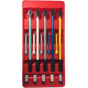 AFF 5 Piece Preset Torque Wrench Set, 65-140 ft/lbs, 1/2" Drive, 42005