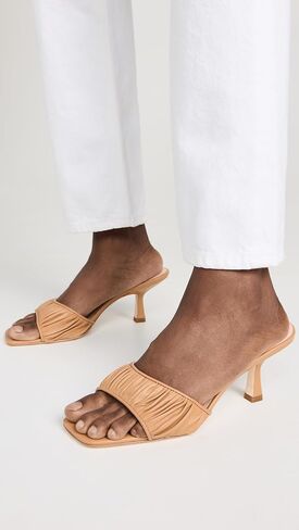Loeffler Randall Women's Naima Gathered Band Mid Heel Mules in Saudi Arabia