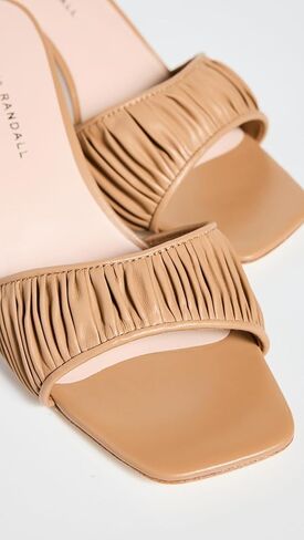 Loeffler Randall Women's Naima Gathered Band Mid Heel Mules in Saudi Arabia