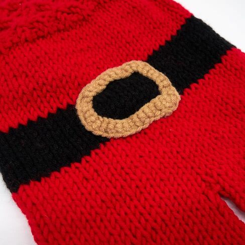 Zeroest الدعائم التصوير الفوتوغرافي لحديثي الولادة زي عيد الميلاد الطفل الكروشيه قبعة سانتا والحمالات رومبير الرضع صبي فتاة صور الدعامة in Kuwait