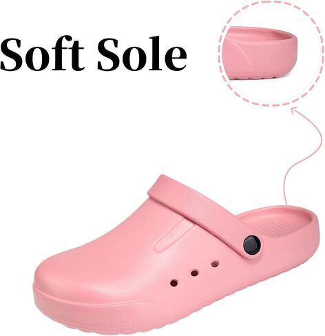 Nihaoya Unisex Garden Clogs Arch Support Nursing Sandals for Men and Women | Comfortable,Slip-Resistant Outsole,Lightweight,Garden, Outdoor, Beach, Pool Easy To Clean,Great for Daily Wear in Saudi Arabia