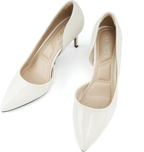 JENN ARDOR Women's Pumps High Heels Pointed Closed Toe Stiletto D'Orsay 3 in Comfortable Soft Wedding Bride Guest Party Dress Classic Elegant Pumps Casual Work Shoes in Saudi Arabia