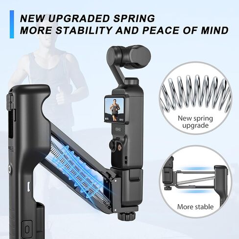 جيب 3 مثبت محمول، STARTRC Mini Z-Axis مضاد للاهتزاز مقبض حامل حافظة واقية للتخزين لـ DJI Osmo Pocket 3 Creator Combo Accessories للكاميرا Vlog Live Shooting Video in Kuwait