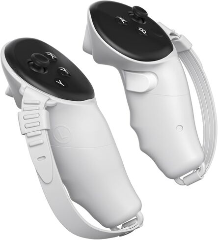 Controller Grip Magnetic Case for Meta Quest 3s Accessories Extended Ergonomic (Gray, Quest 3s) in Saudi Arabia