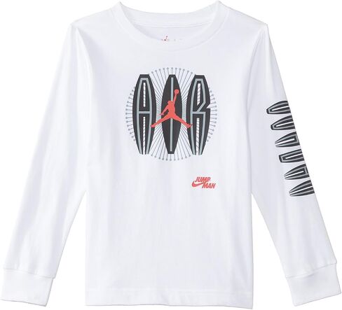 تي شيرت برسوم جرافيك بأكمام طويلة للأولاد من Jordan Baby Boy's MJ MVP (طفل صغير) أبيض 2T (طفل صغير) in Saudi Arabia