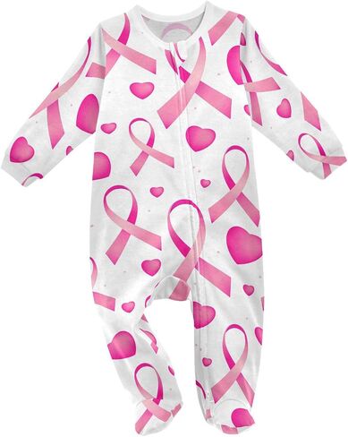 Dussdil Baby One-Piece Footies Newborn Rompers Pajamas Cotton Footed Pjs for Sleep Play Boys Girls in Kuwait