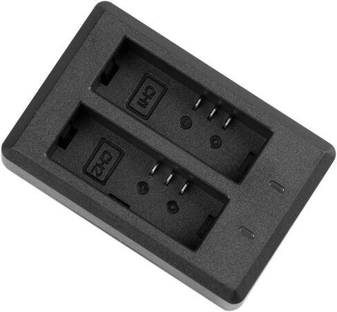 AKASO V50/ V50 Elite 2 x 1050mAh بطارية كاميرا الحركة القابلة لإعادة الشحن مع شاحن USB مزدوج in Kuwait