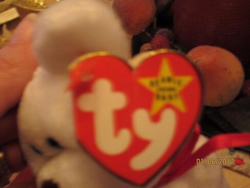 Sale Truly Rare Valentino Beanie Baby, Rare Retired Valentino Tag Errors, PVC Pelletts,SEE DETAILS,Ty Beanie Baby in Saudi Arabia