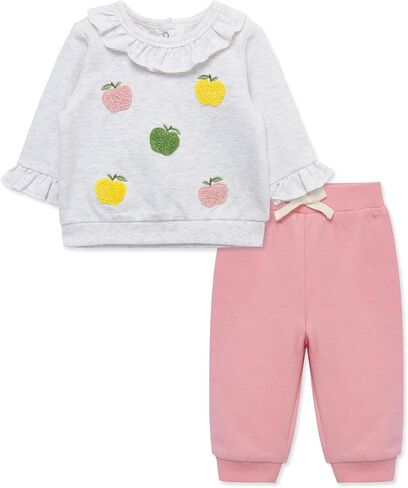 Little Me Clothes for Baby Girls' Active set, 3 Months - 12 Months in Saudi Arabia