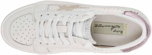 VINTAGE HAVANA Womens Reflex Metallic Lace Up Sneakers Shoes Casual - Off White in Saudi Arabia