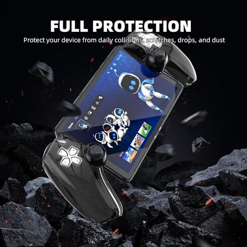 HEATFUN PS Portal Protective Case, Hard Cover Case for PlayStation Portal Remote Player, Shockproof Protective Cover - Blue in Saudi Arabia