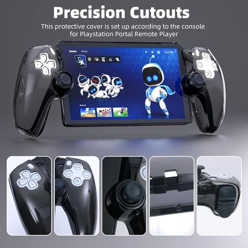 HEATFUN PS Portal Protective Case, Hard Cover Case for PlayStation Portal Remote Player, Shockproof Protective Cover - Blue in Saudi Arabia