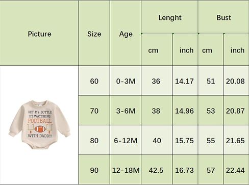 Baby Boy Girl Football Outfit Get My Bottle I'm Watching Football With Daddy Football Onesie Sweatshirt Romper in Kuwait