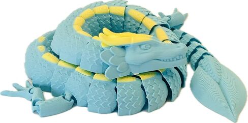 Articulated 3D Printed Dragon (Dark Green) in Saudi Arabia