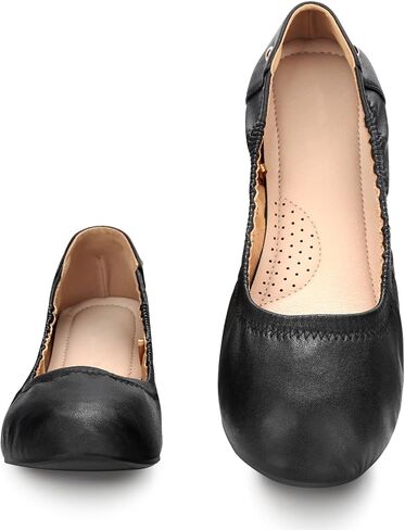 Women's Flats Foldable Ballet Flats for Women Comfortable Ballerina Flats Roll Up Flats for Wedding Party Travel in Saudi Arabia