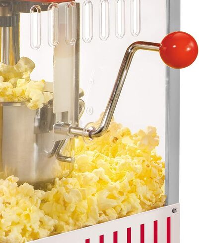 Nostalgia Popcorn Maker Machine - Professional Cart With 2.5 Oz Kettle Makes Up to 10 Cups - Vintage Popcorn Machine Movie Theater Style - Red in Saudi Arabia