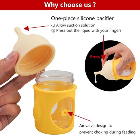 Puppy Bottles for Nursing，Kitten Bottles for Nursing，Pet Feeding Bottle，(Yellow- 20ml) in Saudi Arabia