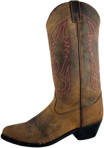 حذاء رعاة البقر الغربي من الجلد 6531 للنساء من سموكي ماونتن in Kuwait