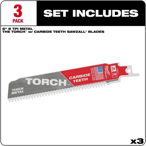 3pk 6" 7tsawzall Blade in Saudi Arabia