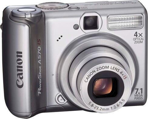 Canon PowerShot A570IS 7.1MP Digital Camera with 4x Optical Image Stabilized Zoom (OLD MODEL) (Renewed) in Saudi Arabia