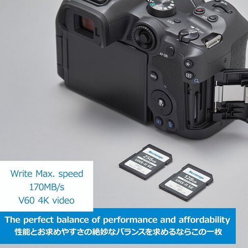 Nextorage اليابان بطاقة SD UHS-II 256GB بطاقة الذاكرة كانون نيكون سوني الكاميرا in Kuwait