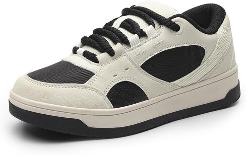 DREAM PAIRS Women's Sneakers Walking Lace-Up Comfortable Casual Vivi Fashion Sneakers Shoes. in Saudi Arabia
