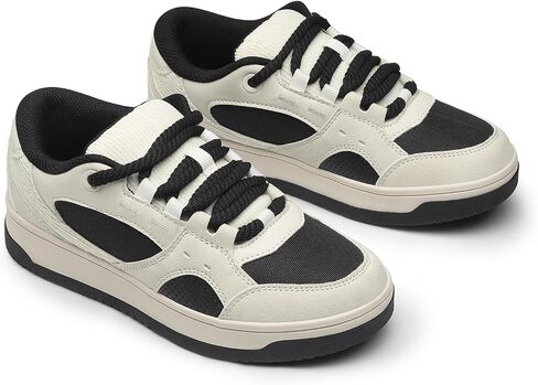 DREAM PAIRS Women's Sneakers Walking Lace-Up Comfortable Casual Vivi Fashion Sneakers Shoes. in Saudi Arabia