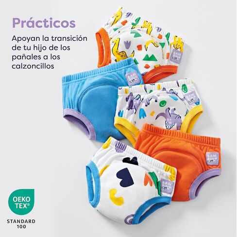 Bambino Mio, Revolutionary Reusable potty training pants 5 pack, bold animals, 3-4 years Multicolor in Saudi Arabia