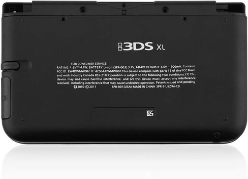 حافظة كاملة للغطاء، طقم إصلاح كامل لأجزاء إصلاح الغطاء لجهاز 3DS XL (أسود) in Saudi Arabia