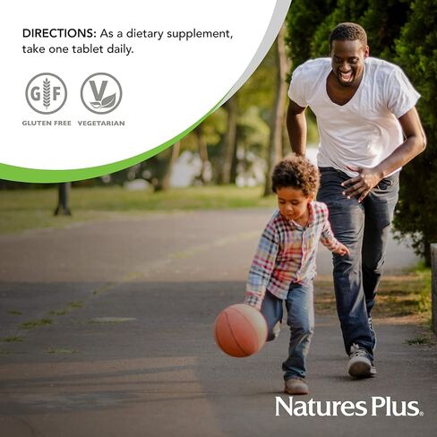 Natures Plus الفيتامينات المتعددة القابلة للمضغ للبالغين - 180 قرصًا نباتيًا - نكهة الأناناس - مكمل غذائي طبيعي كامل للصحة العامة والطاقة - خالي من الغلوتين - 180 وجبة in Saudi Arabia
