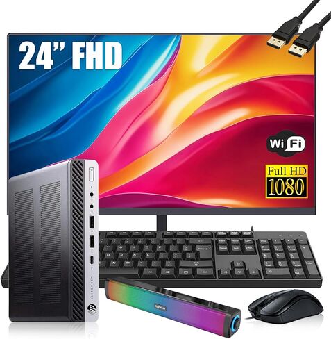 HP EliteDesk 800 G4 Mini Business Desktop PC, Intel Core i5-8500, 16 GB RAM DDR4, 512 GB SSD,with Mouse&Keyboard Windows 11 Pro (Renewed) in Kuwait