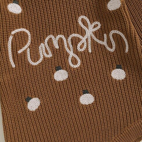 Newborn Baby Girls Boys Sweater Rompers Halloween Clothes Long Sleeve Cute Toddler Fall Winter Bodysuits in Saudi Arabia