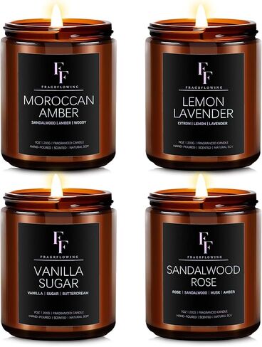 Eucalyptus and Sage Scented Candles Aromatherapy Candle, Natural Soy Wax Candles for Home Scented,Black Jar in Saudi Arabia