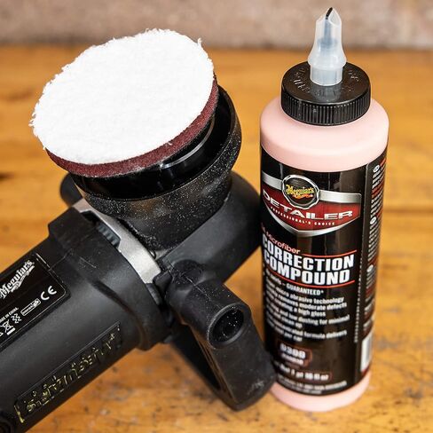 قرص قطع من الألياف الدقيقة DA من Meguiar DMC3 - وسادة قطع من الألياف الدقيقة مقاس 3 بوصة للاستخدام مع أدوات تلميع مزدوجة الحركة، استخدم مع مركب تصحيح الألياف الدقيقة DA لإزالة الدوامات والخدوش، عبوتان in Kuwait