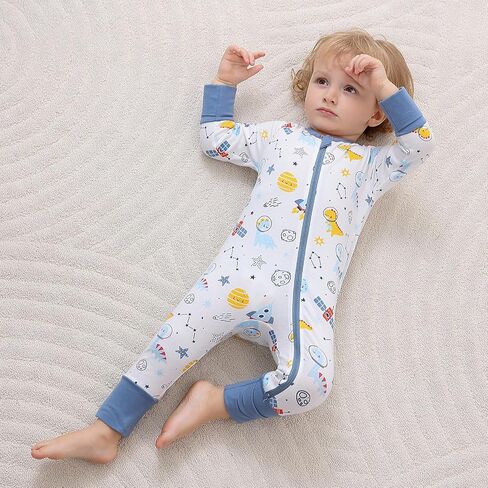 BeiVSlley Baby Boy Girl Footless Zipper Romper Onesie Long Sleeve Cotton Jumpsuit Coverall Newborn Solid Outfits Clothes in Saudi Arabia