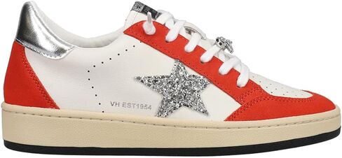 VINTAGE HAVANA Womens Denisse Metallic Lace Up Sneakers Shoes Casual - Off White in Kuwait