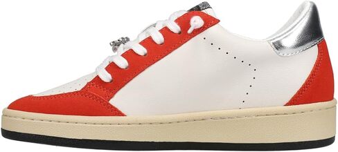 VINTAGE HAVANA Womens Denisse Metallic Lace Up Sneakers Shoes Casual - Off White in Kuwait