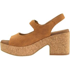 Corkys Footwear Women's Miss Behavin 3.25 Inch Chunky Block Heel with Cushioned EVA Insoles and a functional Buckle Closure