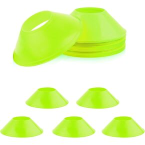 15pcs Soccer Cones for Sports Training, Mini Football Cones Flexible Agility Sports Cones Small Practice Cones for Football Basketball Running Drills Sports Games Field Cone Markers Kids (Rose Red)