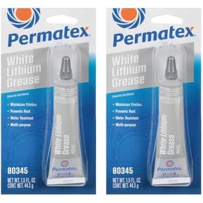 Permatex 80345 White Lithium Grease, 1.5 oz.