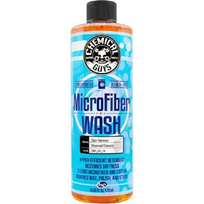Chemical Guys CWS_201_16 Microfiber Cleaning Cloth & Car Wash Towel Concentrated Cleaning Detergent, 16 fl oz, Orange Scent