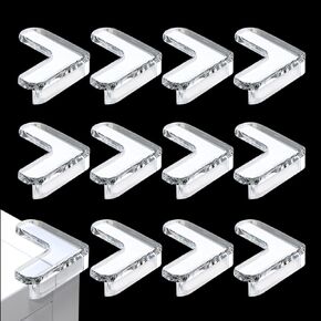 Corner Guards Clear Corner Protectors High Resistant Adhesive Gel Edge Safety Bumpers Corner Covers Protectors 12Pcs