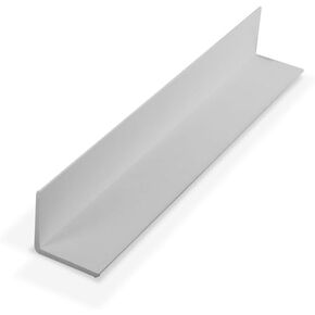 Outwater Plastics 1937-Wh White 1-1/4 Inch X 1-1/4 X 7/64 (.109) Inch Thick Angle Plastic Even Leg Angle Moulding 36 Inch Lengths (Pack of 4)