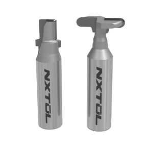 Carriage Bolt (5/16"-18) T-Slot Cutting Kit | Carbide Tipped T-Slot Router Bit set | 1/2" Shank | High Quality Vertical Slot & T-Slot bits that work together to cut the perfect slots in ALL Wood