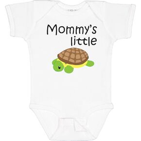 inktastic Mommy's Little Turtle Baby Bodysuit