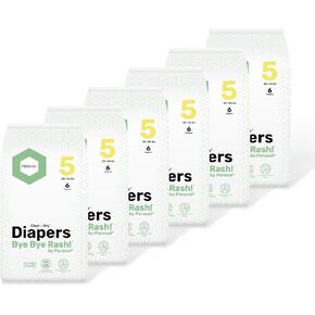 PARASOL Clear+Dry Disposable Diapers | RashShield Protection, Leakproof Design, Hypoallergenic Diaper Set | Size 4, (20-32 lbs) 216 Count