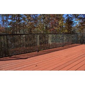 Cardinal Gates Outdoor Deck Shield for Pets, 15-Feet, Clear